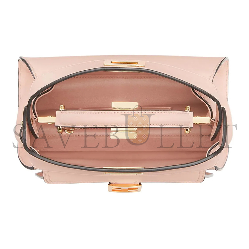 F**di nappa pocket mini peekaboo iconic satchel baby pink 8bn244amcxf0j2f (23*18*11cm)